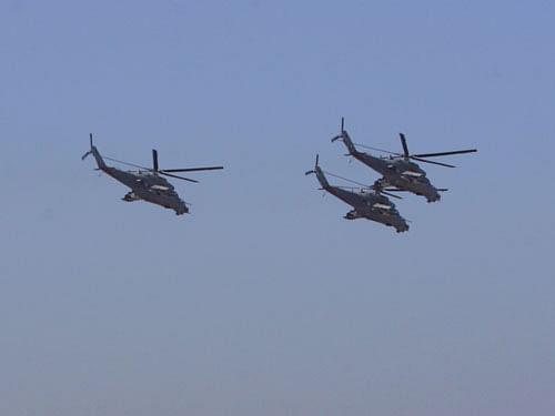 MI-35 helicopters. AP file photo