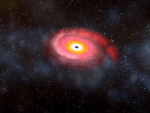 black hole swallowing star, Image:NASA:Twitter