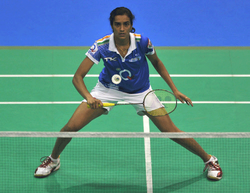 World No. 12 Sindhu surpassed Chen 21-13 18-21 21-14 in a quarterfinal match that lasted 54 minutes to emerge as the lone Indian survivor after men's singles players B Sai Praneeth and H S Prannoy bowed out. DH File Photo.