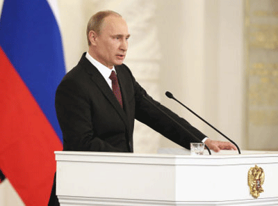 President Vladimir Putin. Reuters File Photo.