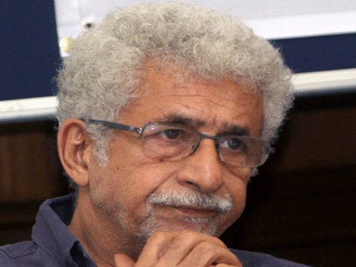 Naseeruddin has impressed cine-goers as well theatre enthusiasts with his performances, which have cut across all genres. DH File photo