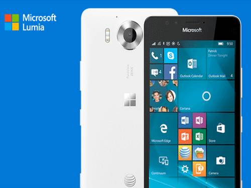 Lumia 950 XL. Image Courtesy Twitter.