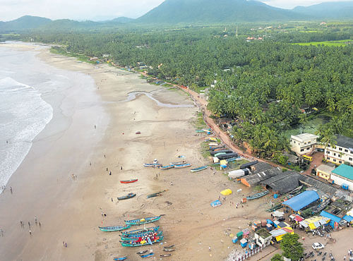 PRECIOUS An aerial view of Karwar, Karnataka. DH PHOTO