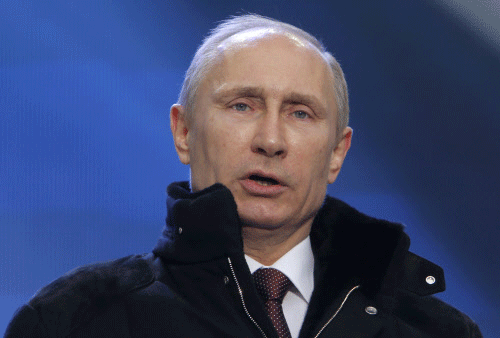 Russian President Vladimir Putin  Reuters file photo