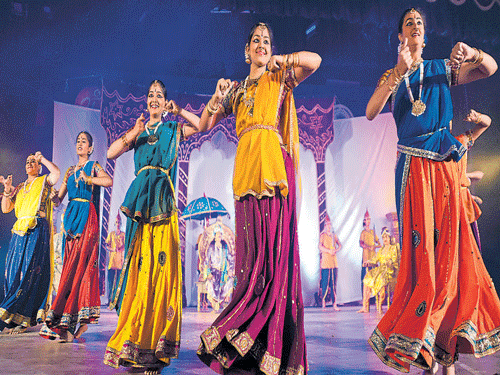 colourful One of the dance performances.   DH&#8200;Photos by Satish Badiger