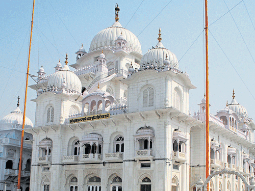 The majestic Takht Harmandir Sahib Gurudwara in Patna Sahib. Mohan Prasad
