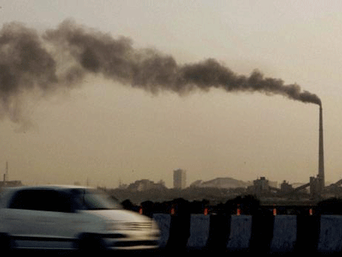 Four of the six monitoring stations of the Delhi Pollution Control Committee (DPCC) reached 'severe' category. PTI file photo