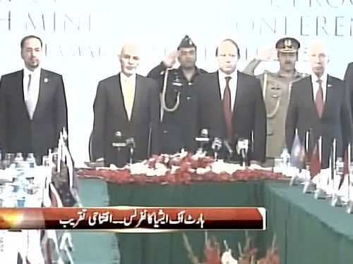 A key regional conference here on Afghanistan was today jointly inaugurated by Nawaz Sharif and Afghan President Ashraf Ghani with the Pakistan Prime Minister calling for a collective approach to combat terrorism. Courtesy: ANI