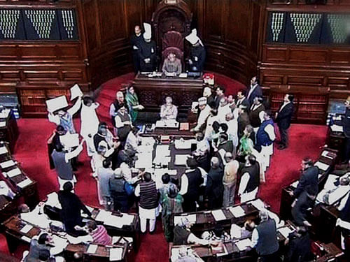 Rajya Sabha in session. PTI file photo