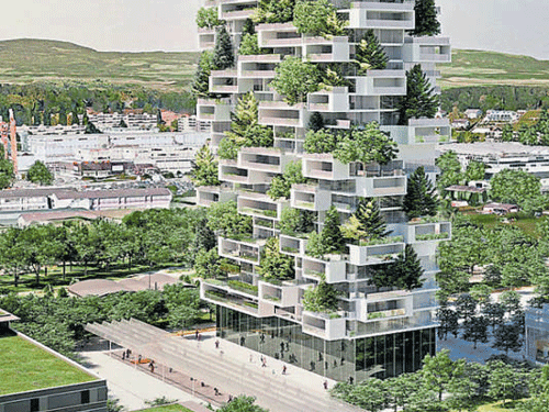 A residential vertical forest
