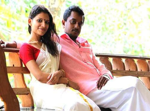 Rahul Pasupalan and his wife Rashmi Nair. File photo