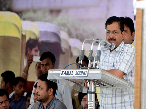 Kejriwal mentioned in the letter the issue of shifting six JJ clusters falling in the safety zone, which the Chief Minister said, is pending before Green Tribunal. pti file photo