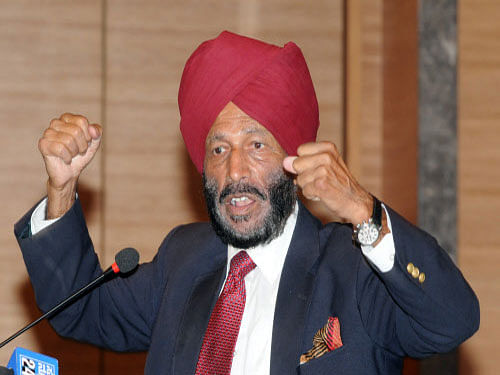 Singh, popularly known as the 'flying Sikh', also expressed concern over the country's failure to produce an athlete like him. DH file photo