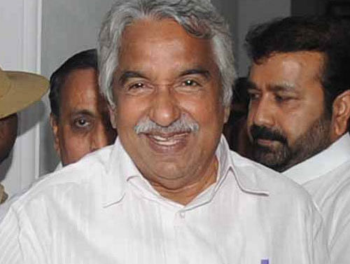 Kerala Chief Minister Oommen Chandy. DH file photo