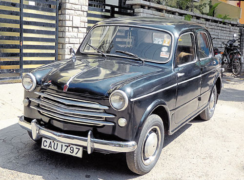 The 1954 Fiat Millecento.