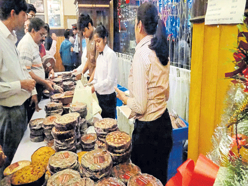 Brisk sale of cakes at Flurry's, Kolkata's popular tearoom
