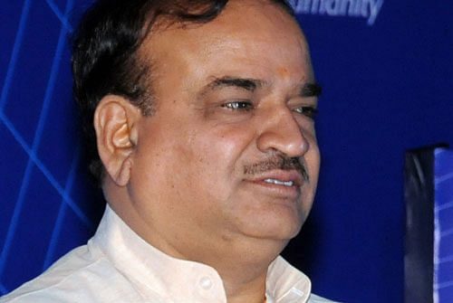 Union Minister for Chemicals and Fertilisers Ananth Kumar. DH File Photo.