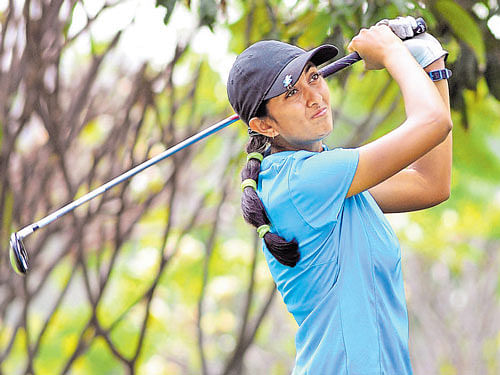 teen sensation Aditi Ashok secured her European Tour card with a stunning performance at the Q-School.