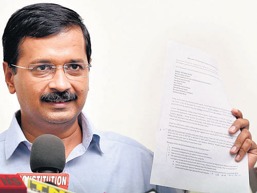 The officials -- identified as S Roy Biswas, Deputy Commissioner, Manish Puri, Inspector, and Anil Yadav, UDC -- were placed under suspension with immediate effect following a high-level meeting, chaired by Chief Minister Arvind Kejriwal, at 8 AM. PTI file photo