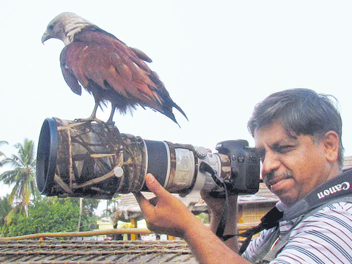 Dr Sandeep Shrotri clicks a picture in Kaas plateau in Maharashtra.