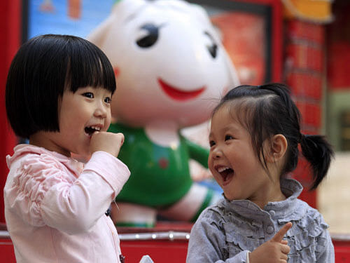 Chinese lawmakers passed a historic decision allowing all couples to have two children from January 1, ending its over three and half decades old policy that prevented over 400 million births in the country. Reuters file photo