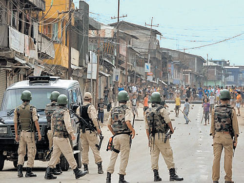 Violent protests continued in Churachandpur districts in Manipur on Tuesday as angry protesters went on a rampage across the district in spite of an indefinite curfew being imposed from Monday.