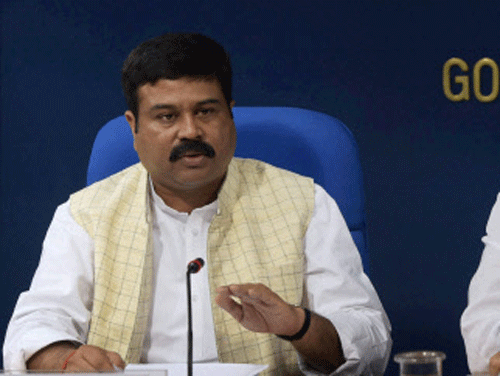 'The 2016 will be Year of LPG Consumers. We will work to increase accessibility and availability of the cooking gas in the country. In coming three calender years 2016, 2017 and 2018, we will set an ambitious target to provide clean cooking fuel to entire population,' Oil Minister Dharmendra Pradhan said. PTI file photo