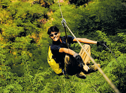 Ziplining in Rishikesh