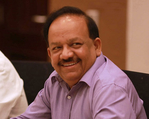 Union Minister for Science and Technology&#8200;Harsh Vardhan. DH file photo