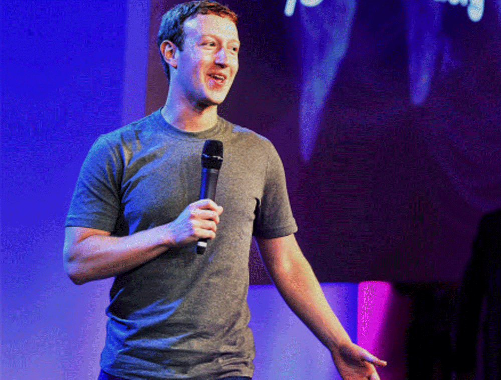 Facebook CEO Mark Zuckerberg. PTI file photo