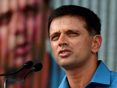 'For me, mentorship or coaching under-19 team is really helping young people on their journey, the same journey possibly that I had. It's really an opportunity. It gives me a platform to share my experiences, some of the learning I had over 20 years of sports,' Dravid said at a programme organised by GoSports Foundation here. PTI file photo