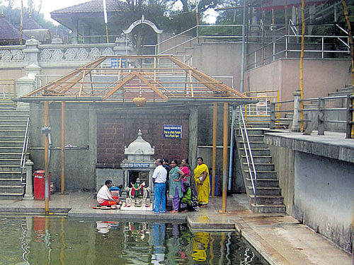 HOLY&#8200;WATER Talacauvery in Kodagu district is the origin of River Cauvery, considered the lifeline in Karnataka and Tamil Nadu. DH&#8200;FILE&#8200;PHOTO