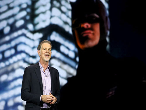 Reed Hastings, co-founder and CEO of Netflix, reuters photo