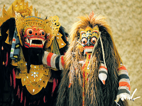 Characters of Barong and Rangda