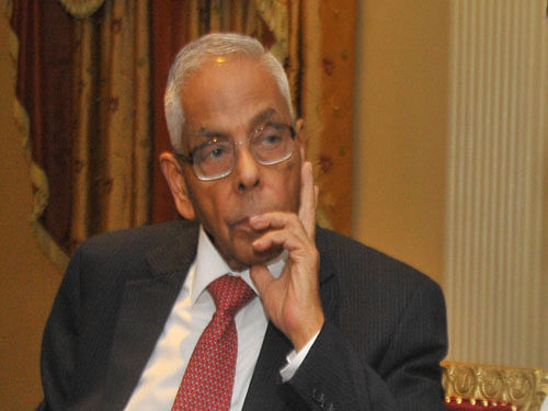 Former National Security Advisor M K Narayanan. DH file photo