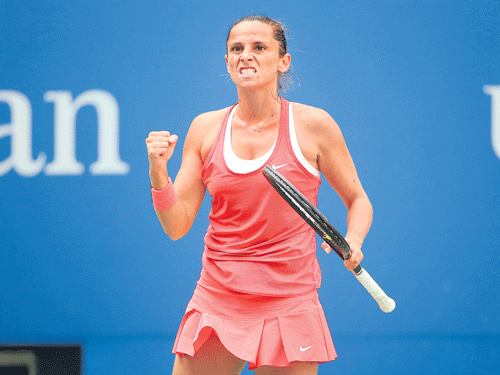 upset artist: Roberta Vinci stunned the world when she defeated Serena Williams in the semifinal of the US Open in New York last year. NYT