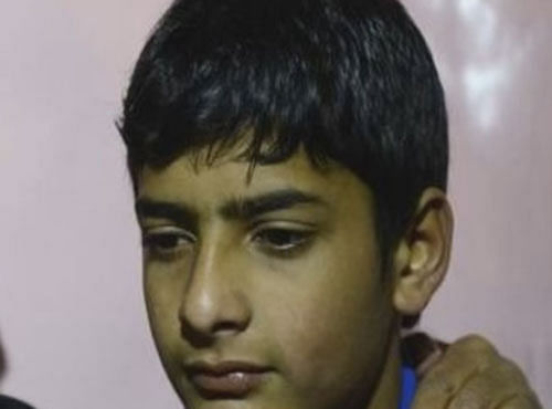 Ghalib Guru, son of Parliament attack convict Mohammad Afzal Guru. Screengrab
