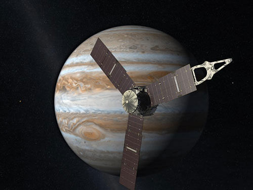 The Juno spacecraft will arrive at Jupiter on July 4 this year. Photo Credit: NASA