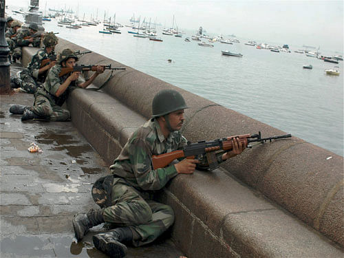 On November 26 that year, the gunmen left their vessel, moored off the coast of Mumbai in inflatable boats and docked in an area of fishing shanties. File photo
