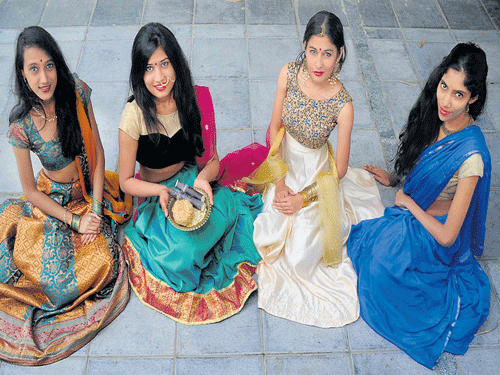 Bright hopes (From left) Akshara, Shivani, Uthkarsha and Soumya. DH&#8200;PHOTO&#8200;BY&#8200;KISHOR&#8200;KUMAR&#8200;BOLAR