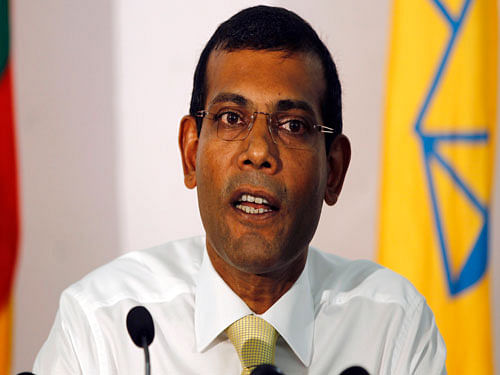 Nasheed, 48, had sought permission to travel abroad for a surgery on his back, but the government had repeatedly denied the request insisting that the surgery could be done in the Maldives. File photo