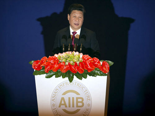 'This is a historical moment,' Xi said addressing the opening ceremony of the bank, which along with the BRICS New Development Bank (NDB) is expected to expand infrastructure financing, rivalling the World Bank and Asian Development Bank. Reuters photo