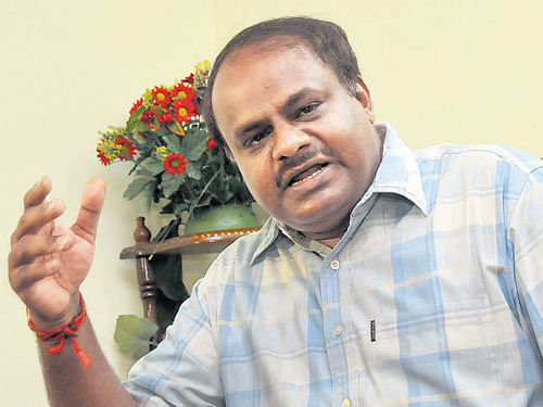 On Wednesday, Kumaraswamy went to the extent of saying that the party would be 'wasting' money by fielding candidates in the bypolls. File photo