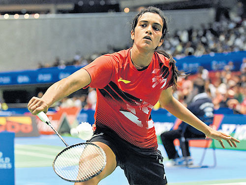 Great start PV Sindhu posted a 21-17, 21-16 victory over Switzerland's Sabrina Jaquet in the first round. File photo