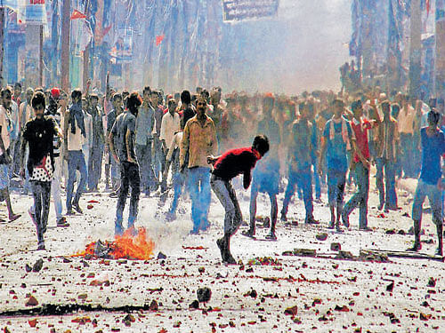 Madhesi protestors, pti file photo