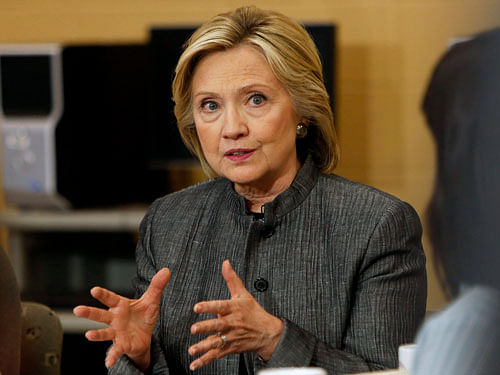 Hillary Clinton. AP file photo