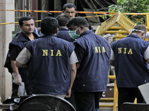 The National Investigation Agency (NIA) will soon approach its foreign counterparts in order to locate the Internet servers used by these men while chatting and collect evidence in this regard. PTI file photo