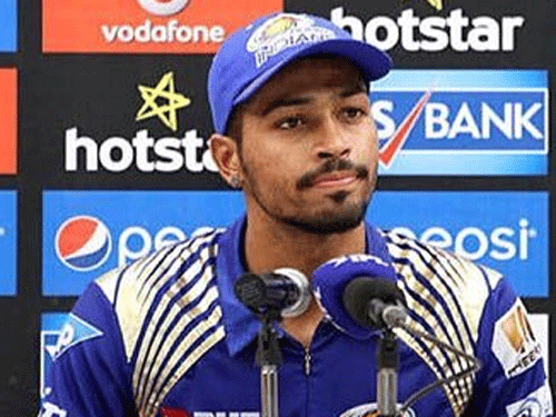Pandya was found to have breached Article 2.1.7 of the ICC Code of Conduct for Players and Player Support Personnel, which relates to "Using language, actions or gestures which disparage or which could provoke an aggressive reaction from a batsman upon his/her dismissal during an International Match. Image courtesy Twitter.