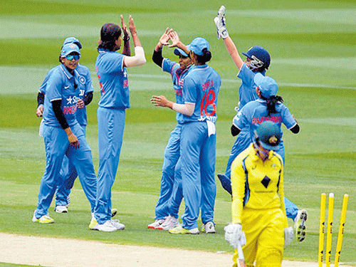 inspiring show Indian women's team put up an all-round show to beat Australia in the second T20I to clinch the series.
