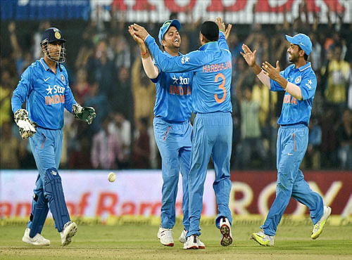 India today became the number one side in the ICC T20 rankings after whitewashing Australia in the three-match series here today. PTI file photo